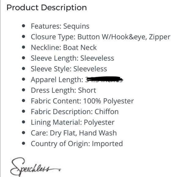 Speechless Party dress cut out sleeveless flare tulle sequins size Junior 5 Blue - Picture 7 of 16